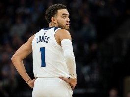 Jeff Teague’s Absence Forces The Tyus Jones Experiment To Commence Nov 28, 2017; Minneapolis, MN, USA; Minnesota Timberwolves guard Tyus Jones (1) looks on during the third quarter against the Washington Wizards at Target Center. Mandatory Credit: Brace Hemmelgarn-USA TODAY Sports